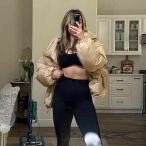 Oversized bomber jacket